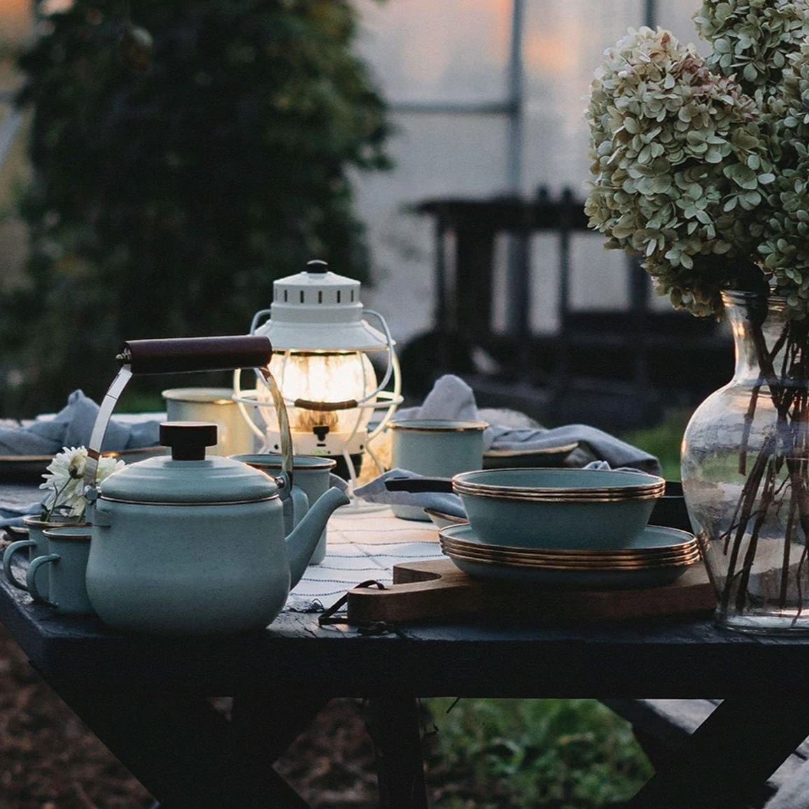 BareBones Enamel Teapot