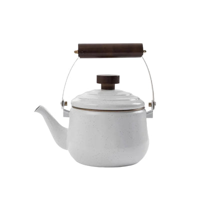 BareBones Enamel Teapot Eggshell