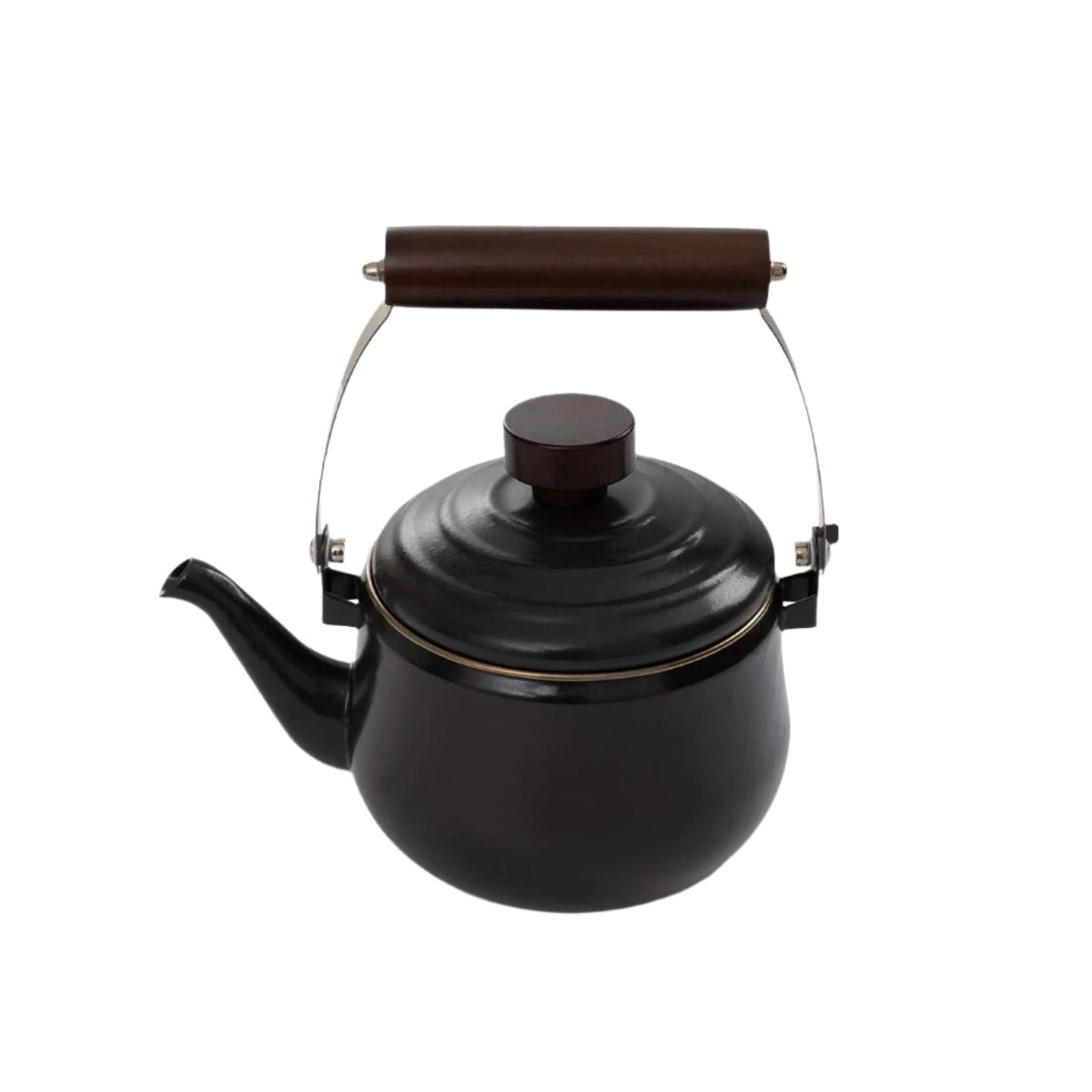 BareBones Enamel Teapot Charcoal
