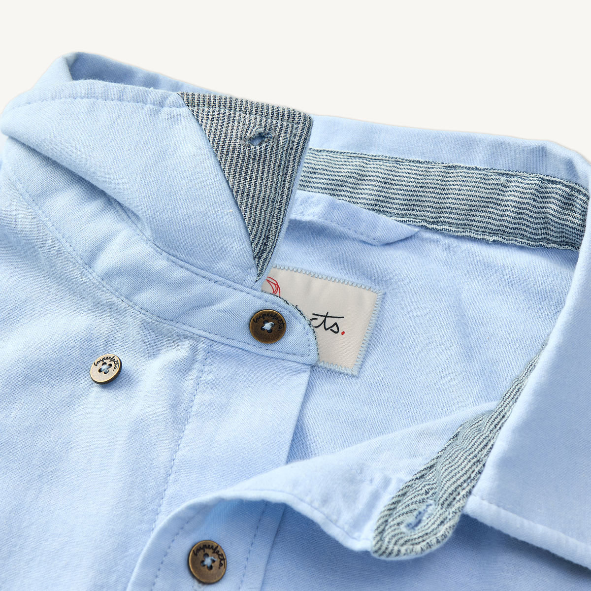 Imperfects Tradesman Button-Down in Chambray