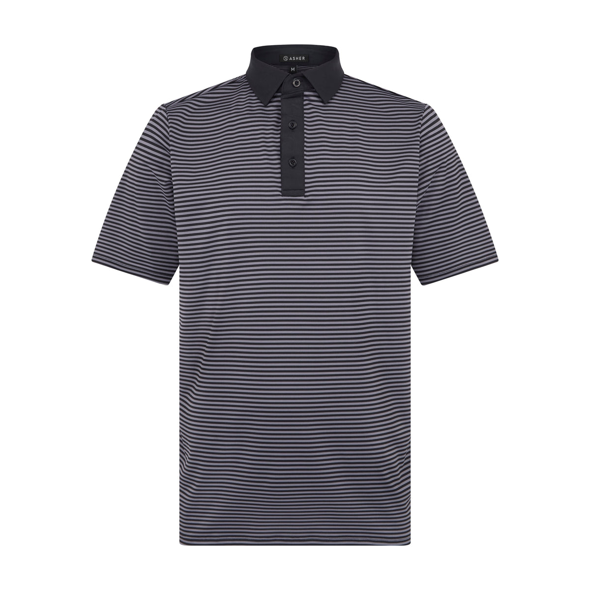 Asher Golf Traverse Polo Obsidean