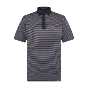 Asher Golf Traverse Polo Obsidean