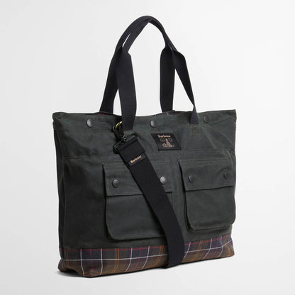 Barbour Field Wax Tote Bag