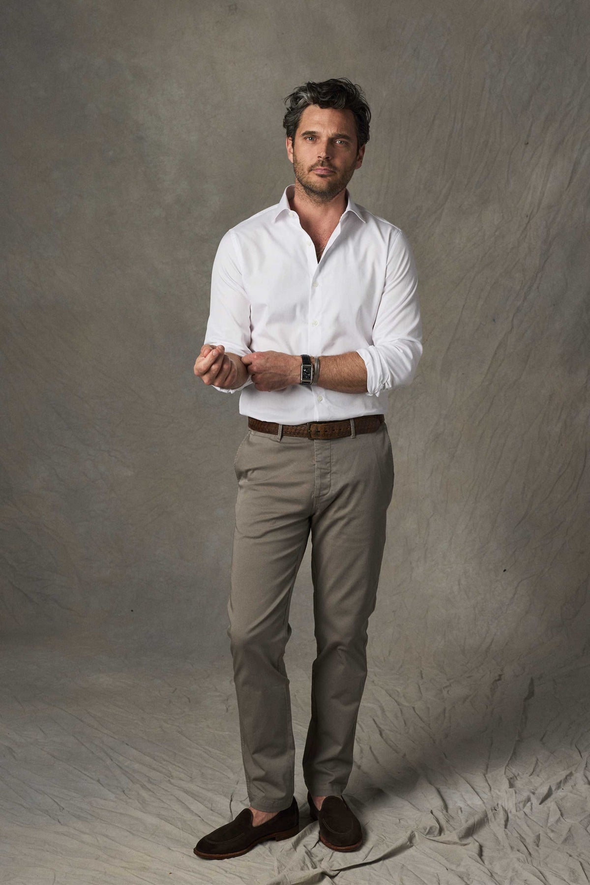 Rivay Series Chino in Warm Grey