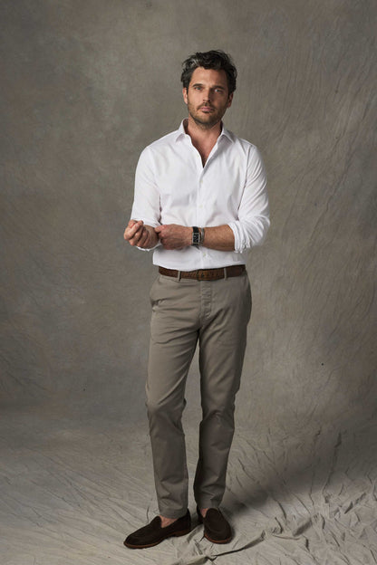 Rivay Series Chino in Warm Grey