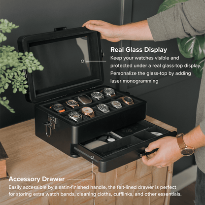 Case Elegance Military Edition Watch Box