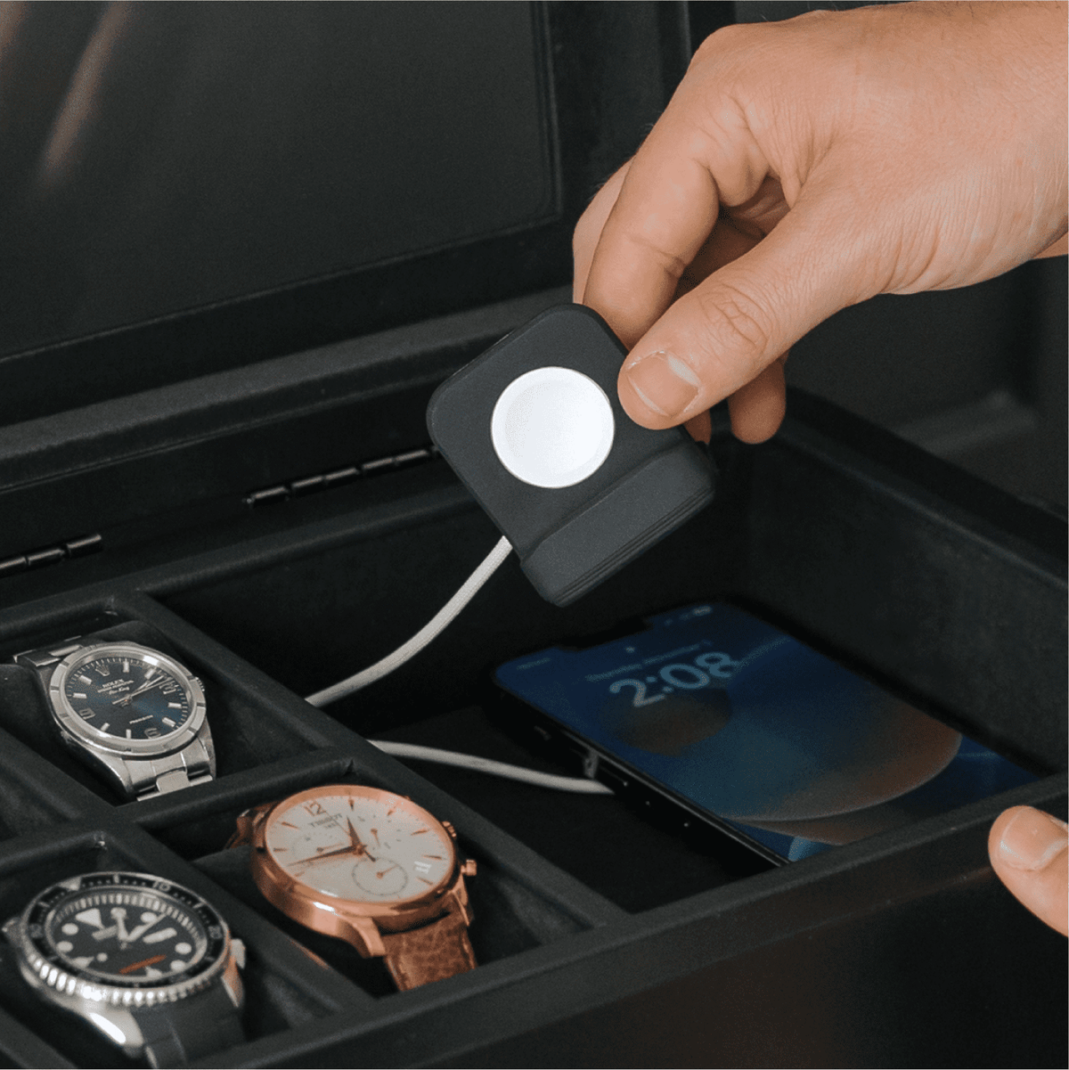 Case Elegance Military Edition Watch Box
