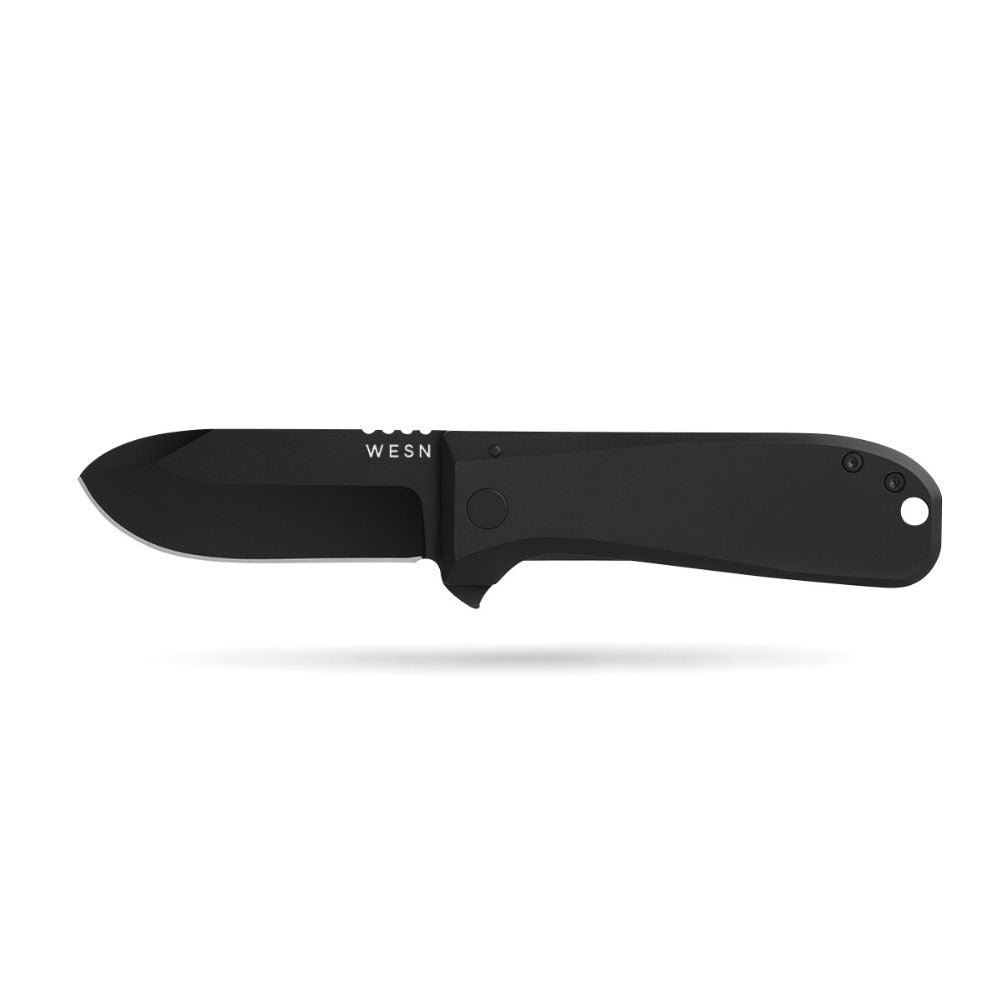 Wesn The Allman Pocket Knife Blacked Out Titanium
