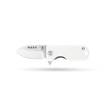 WESN Microblade Keychain Knife - White G10 x Titanium