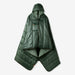 Wren Puffy Blanket Poncho - Hunter Green