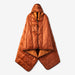 Wren Puffy Blanket Poncho - Clay Orange
