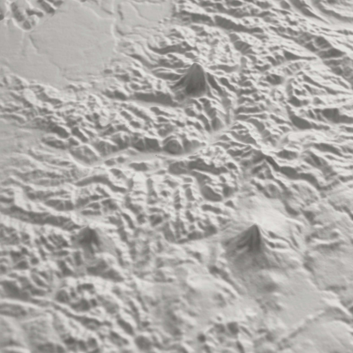 Washington 3D Raised Relief Map