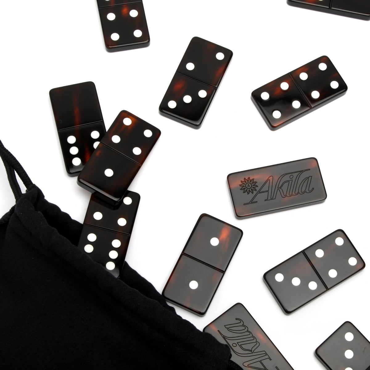 Akila Acetate Domino Set