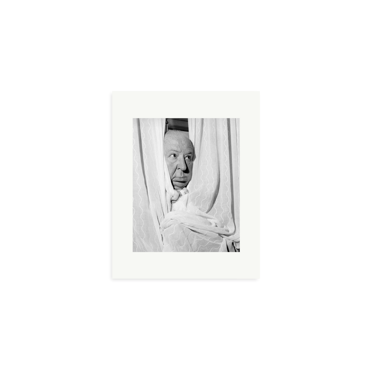 Alfred Hitchcock at the Claridges Hotel Framed Print Print Only Small