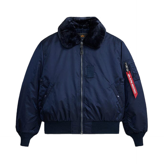 Alpha Industries B-15 Heritage Bomber Jacket REPLICA BLUE