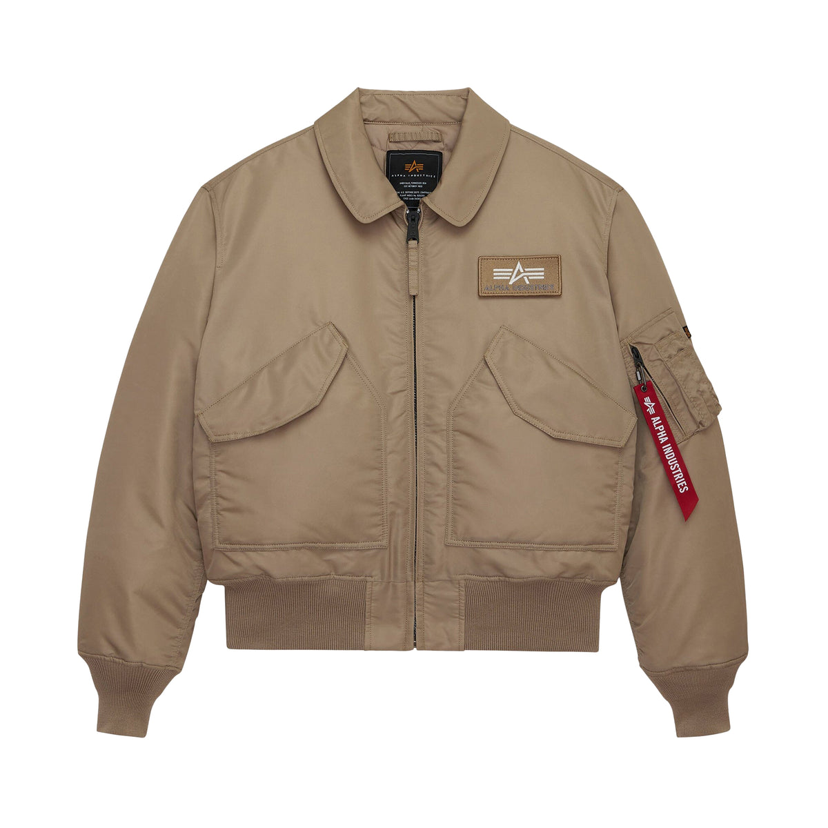 Alpha Industries CWU 45/P Heritage Bomber Jacket VINTAGE KHAKI
