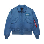 Alpha Industries CWU 45/P Heritage Bomber Jacket - REPLICA BLUE