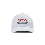 Alpha Industries NASA WORM LOGO CAP - WHITE