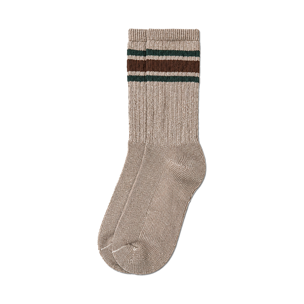 American Trench Merino Activity Crew Socks taupe l