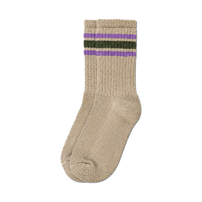 American Trench Merino Activity Crew Socks taupe m