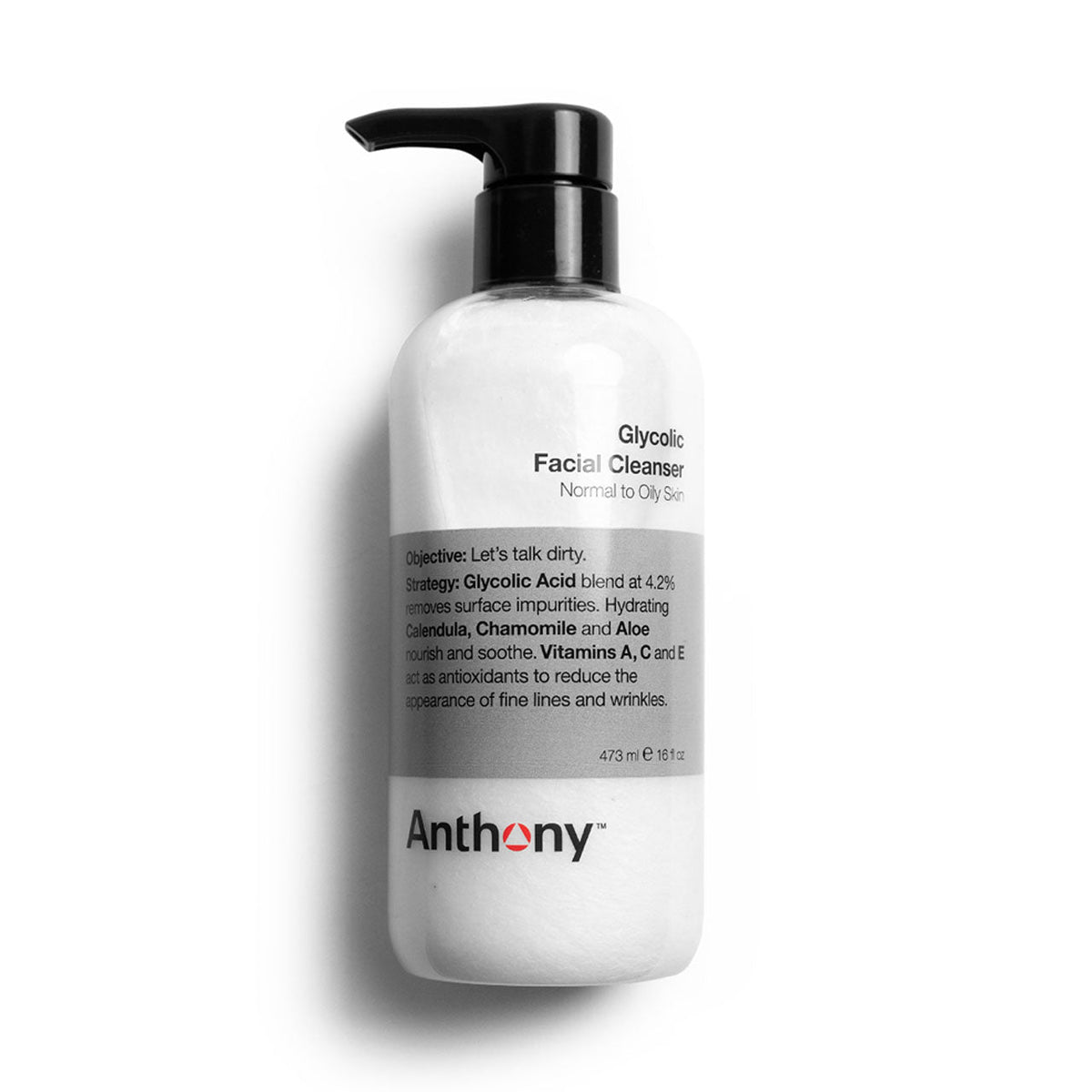 Anthony Glycolic Facial Cleanser 16 oz.