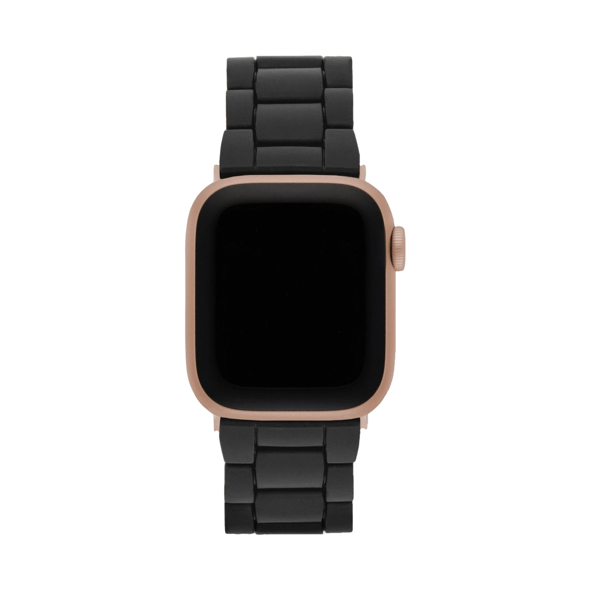 Machete Black Matte Apple Watch Band Rose Gold Hardware