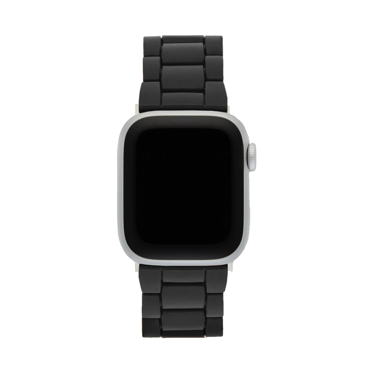 Machete Black Matte Apple Watch Band Silver Hardware