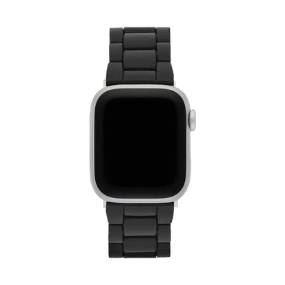 Machete Black Matte Apple Watch Band Silver Hardware