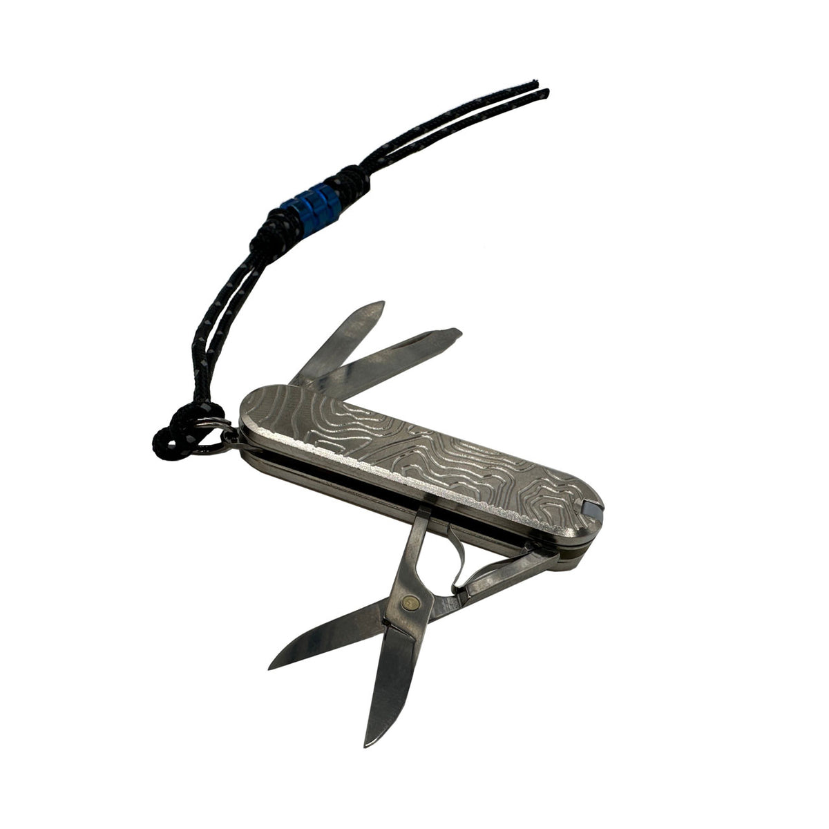 58mm Titanium Scales + Classic Swiss Army Knife Kit