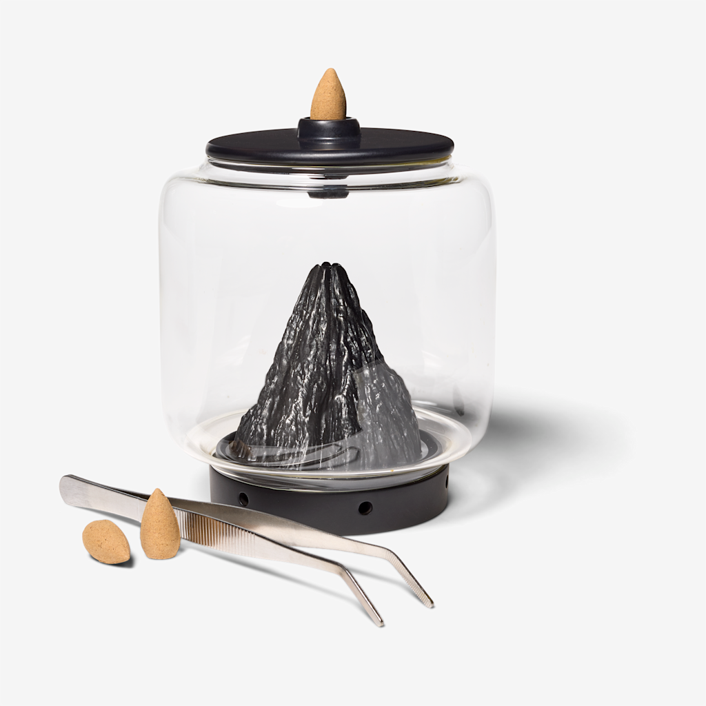 Backflow Incense Burner Bundle Volcano