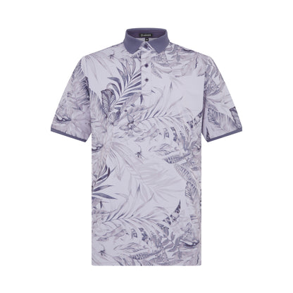 Asher Golf Palm Breeze Polo Plum