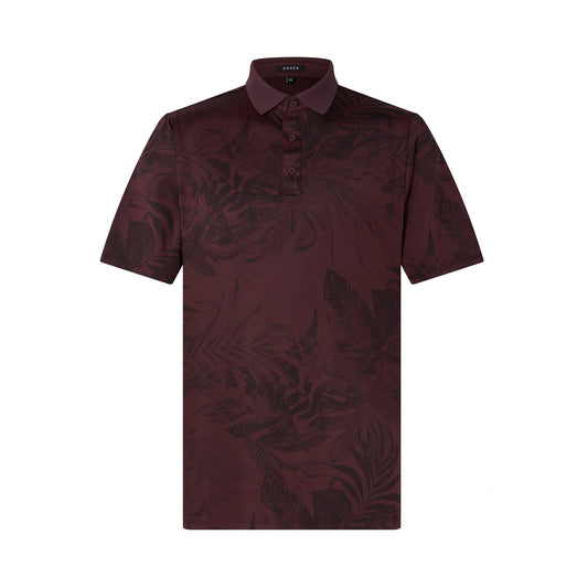 Asher Golf Palm Breeze Polo Wine