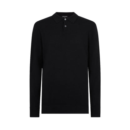 Asher Golf Sero Cashmere Polo Onyx