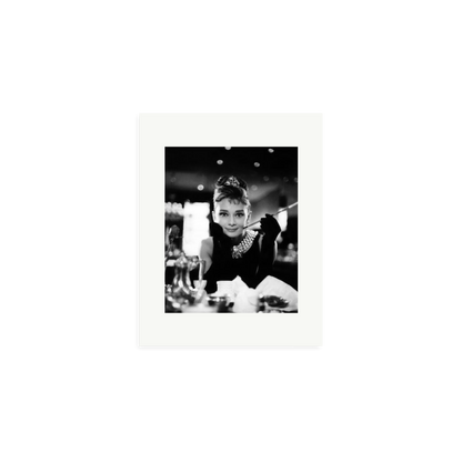 Audrey Hepburn Framed Print Print Only Small