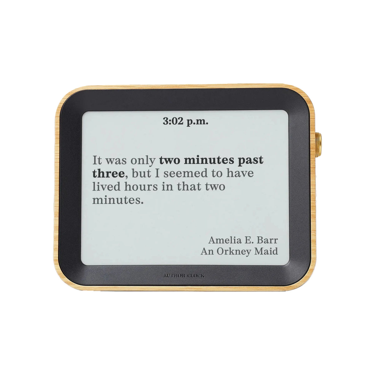 Author Clock Vol 2 | Large