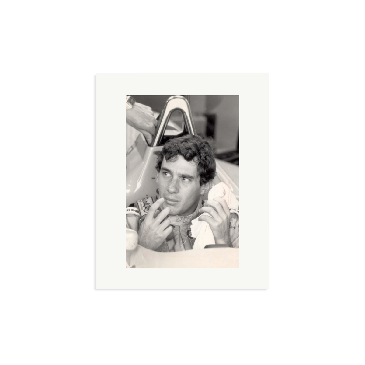 Ayrton Framed Print Print Only Medium