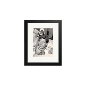 Ayrton Framed Print Black Small