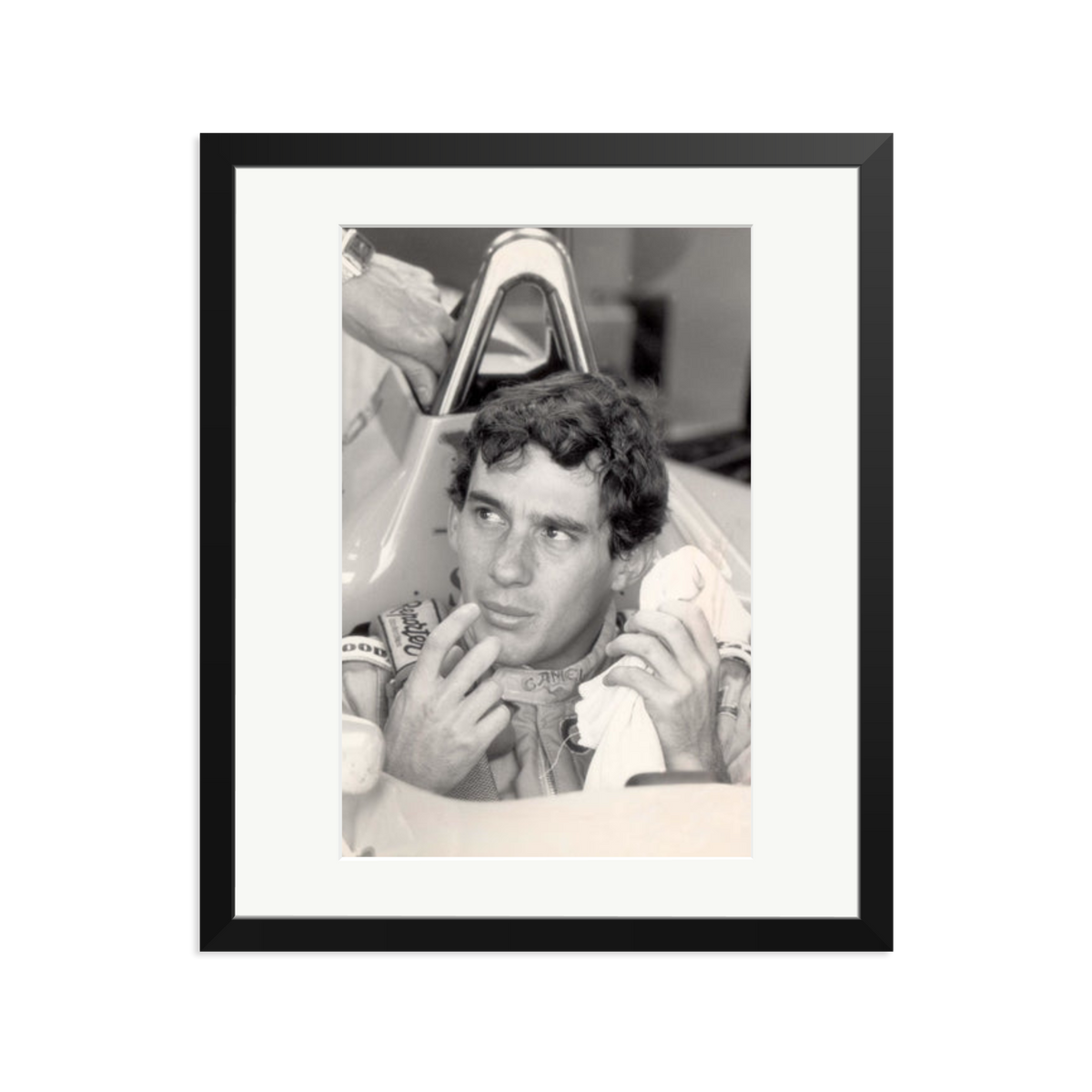 Ayrton Framed Print Black Large