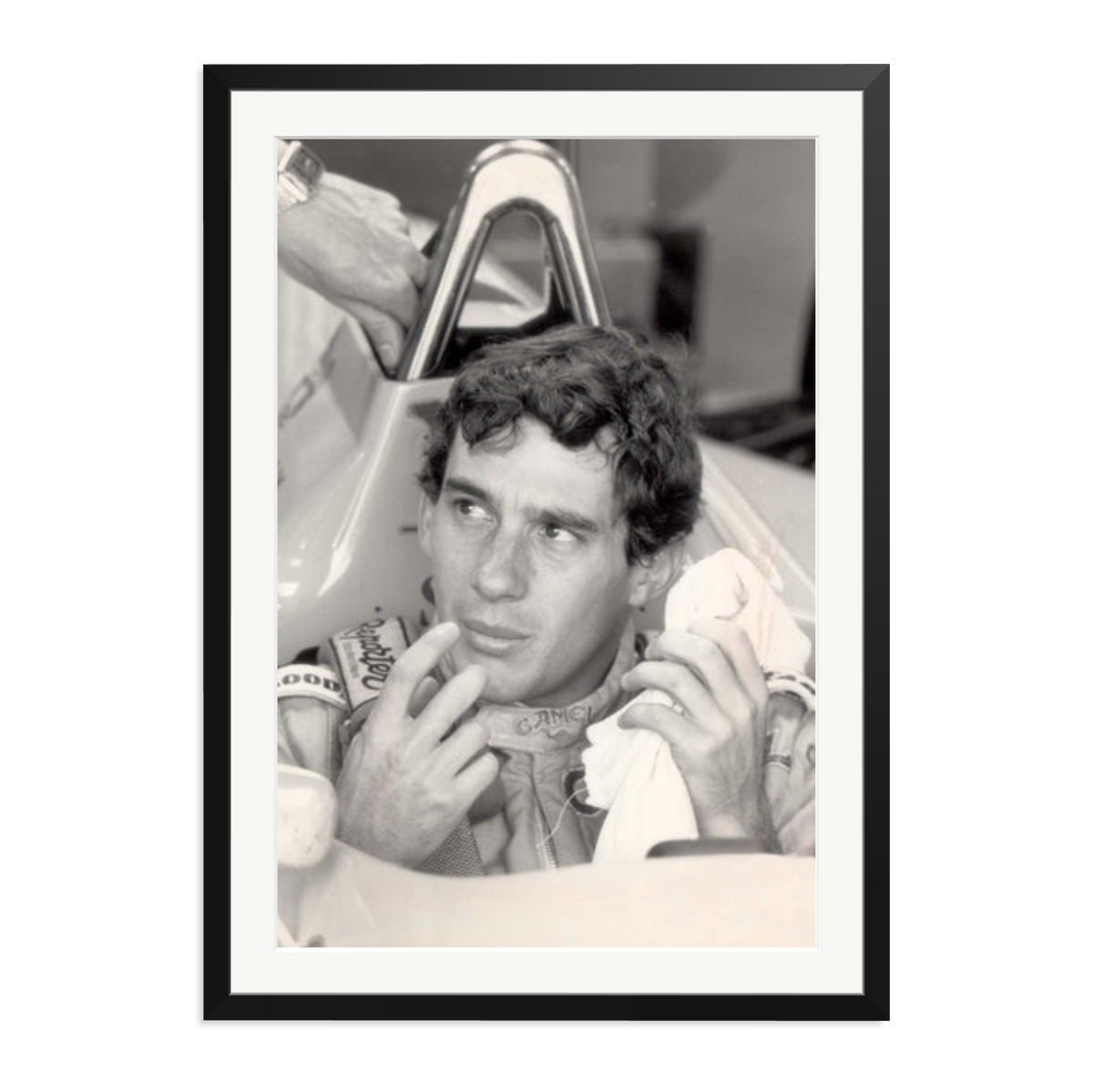 Ayrton Framed Print Black XXL