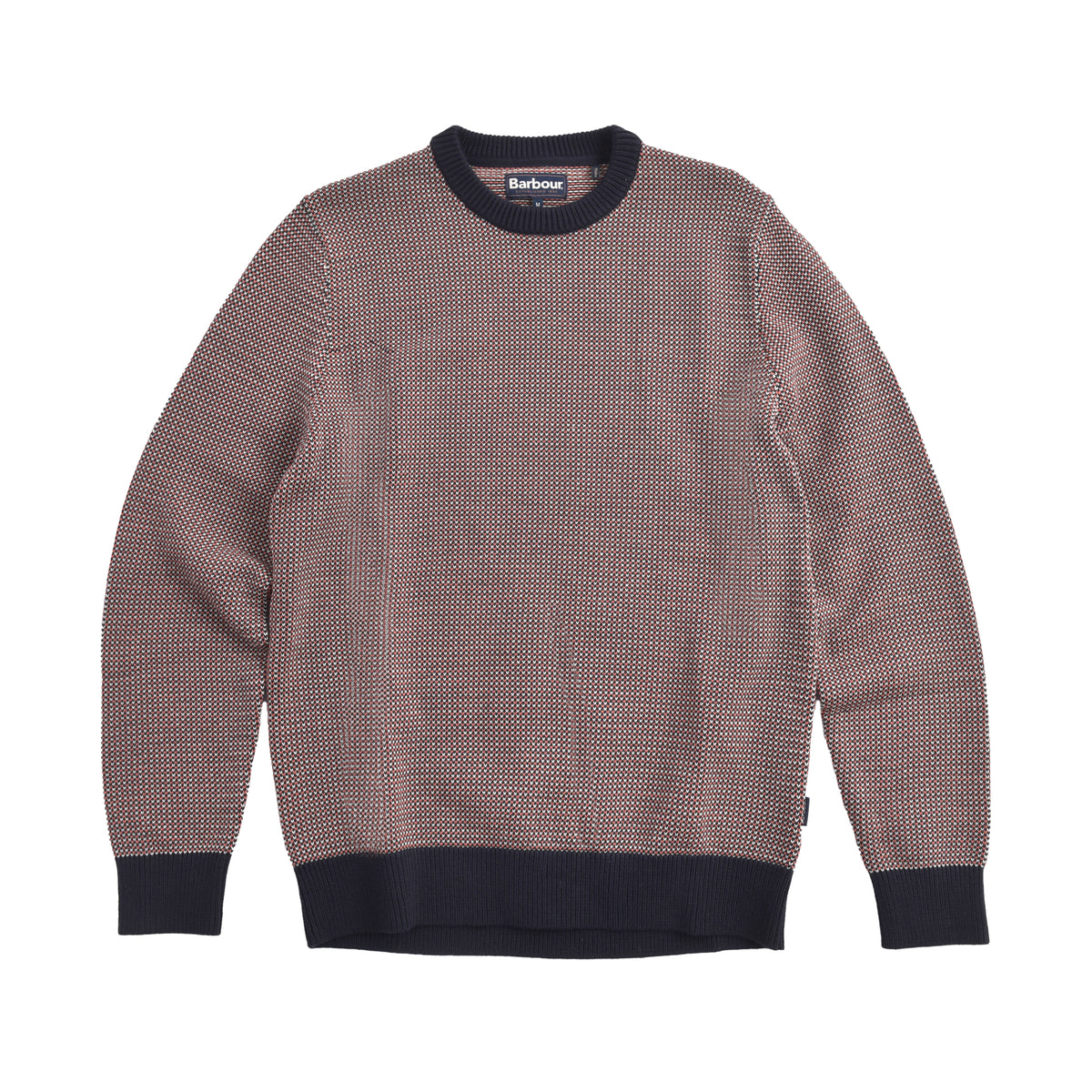 Barbour Wells Bird's Eye Cotton Sweater US XXL EU 46