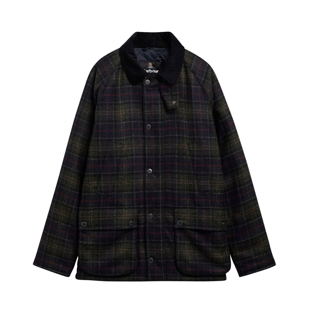 Barbour Tartan Bedale Wool Jacket XXL