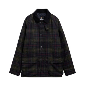 Barbour Tartan Bedale Wool Jacket XXL