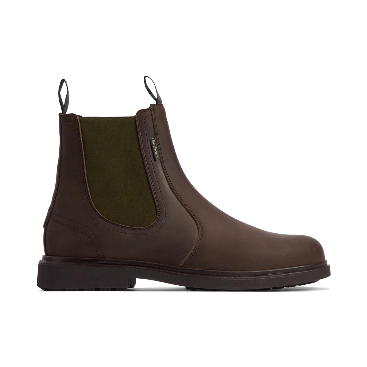 Barbour Hale Chelsea Boots Dark Brown