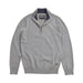Barbour Kelson Half Zip Knitted Jumper - Grey Marl