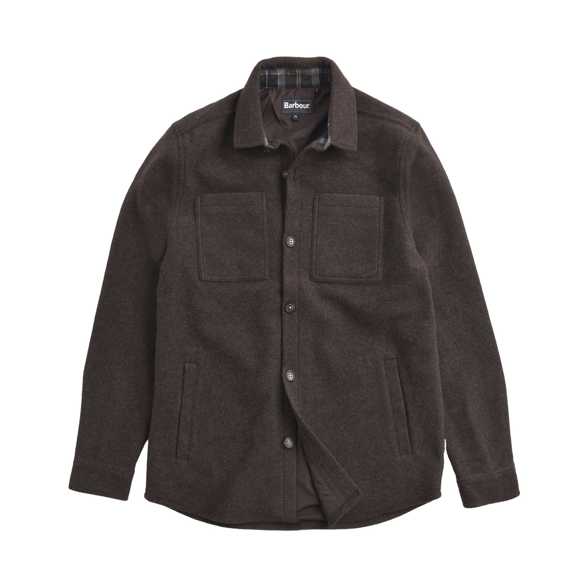 Barbour Marlow Tailored Overshirt Dark Oak
