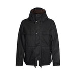 Barbour Re-Engineered Durham Waxed Jacket - Black
