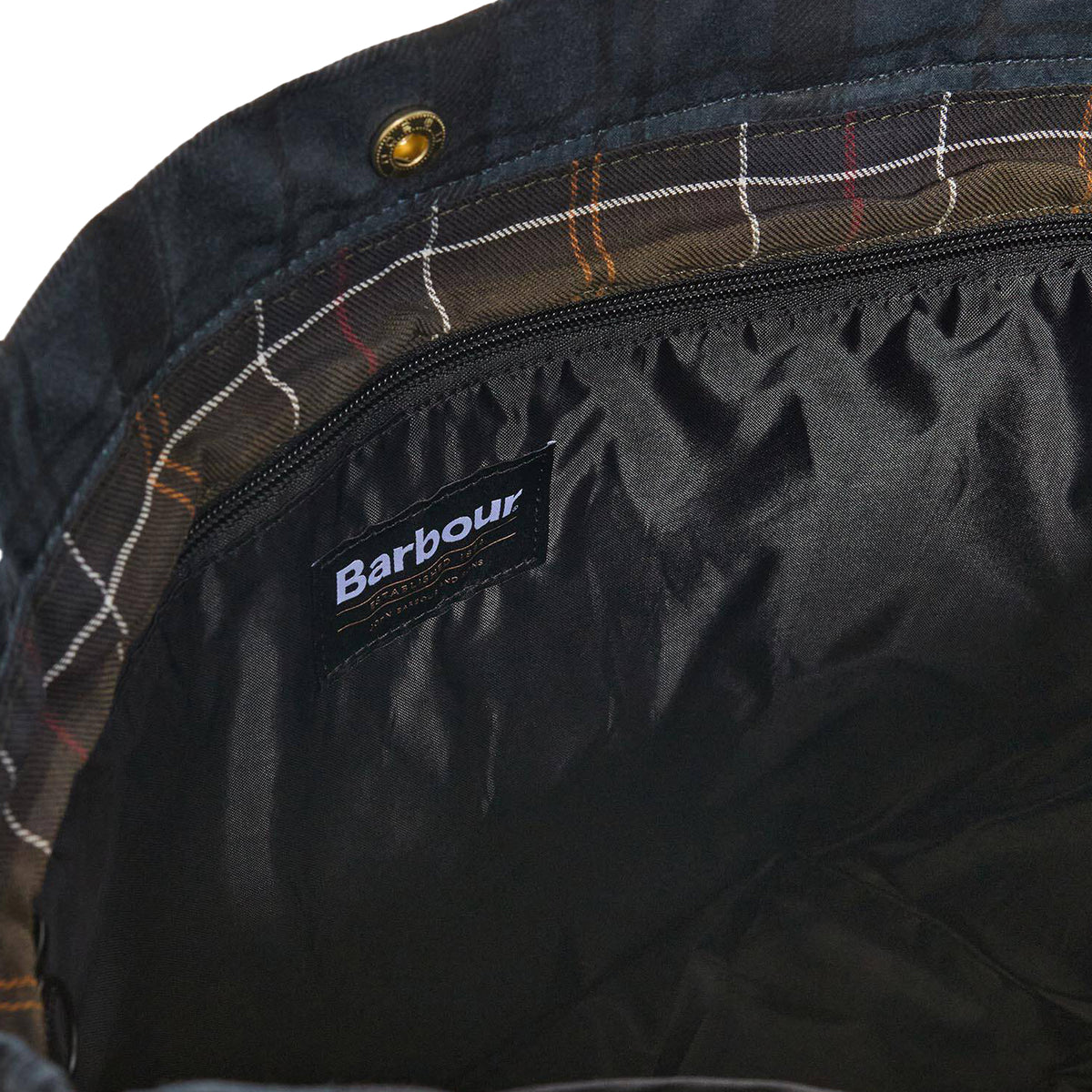 Barbour Field Waxed Carry All Tote Bag