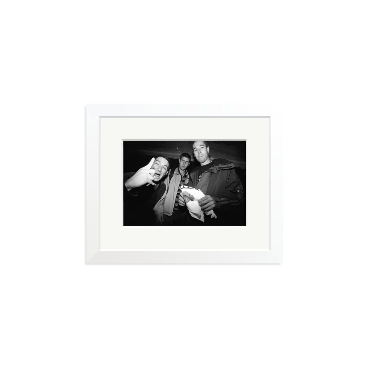 Beastie Boys Backstage Framed Print White Small