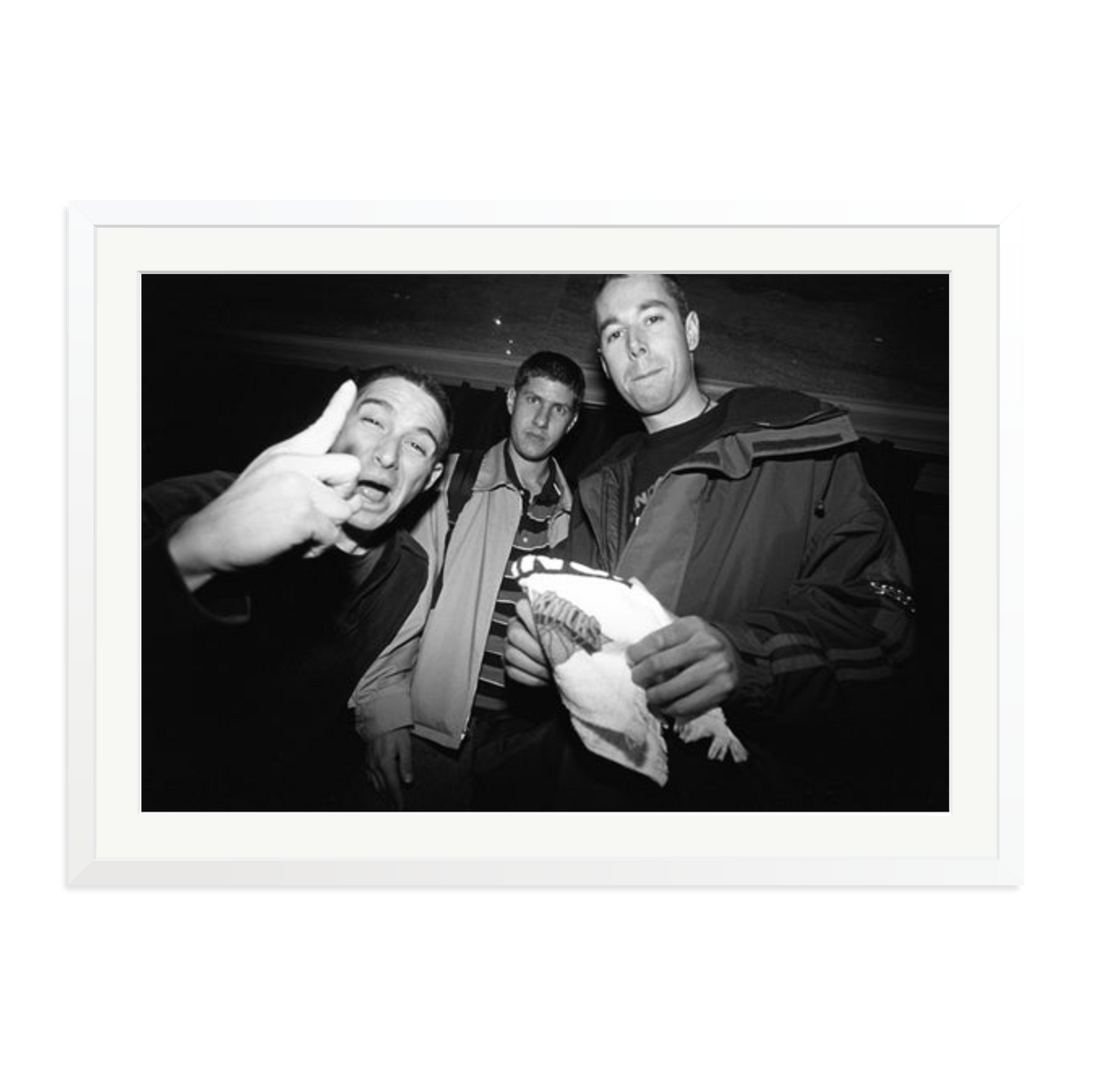 Beastie Boys Backstage Framed Print White XXL