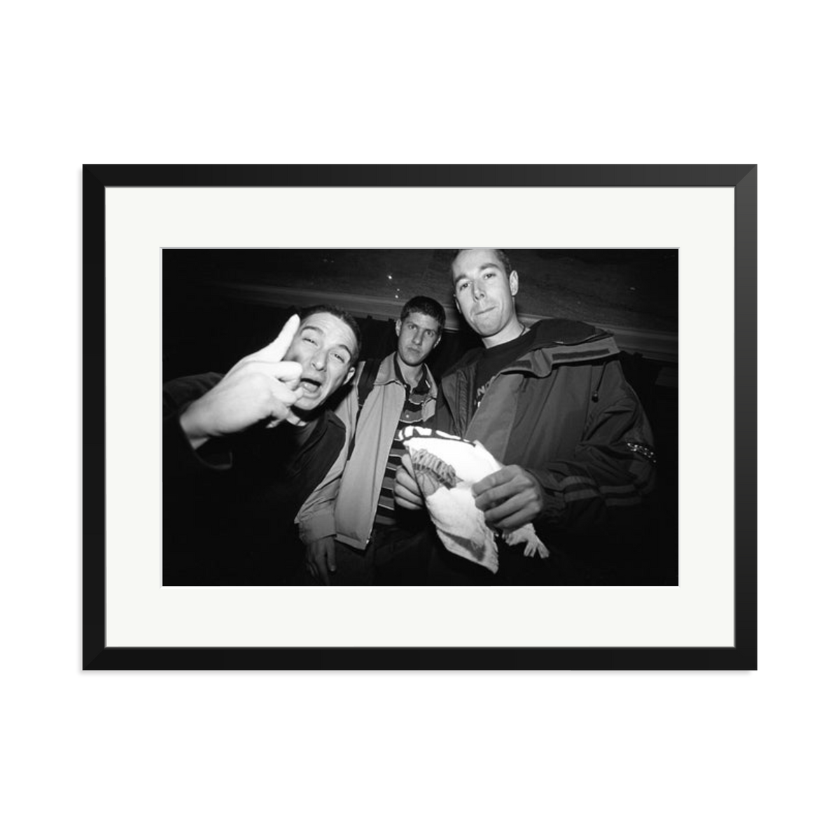 Beastie Boys Backstage Framed Print Black XL